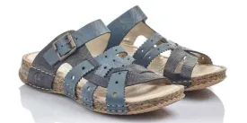 Rieker Women's Lena Sandals- Blue