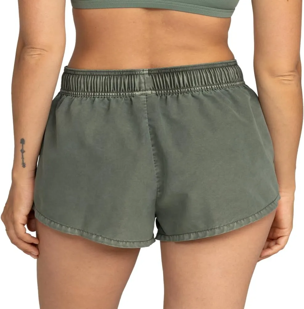 Roxy Women's Standard Beach Casual Loose Fitted, Elastic Waist Drawcord Swim Shorts, Quick-Dry
