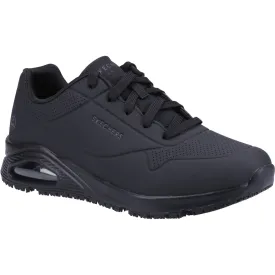 Skechers Workwear Work Relaxed Fit: Uno SR Safety Shoe O1 Black