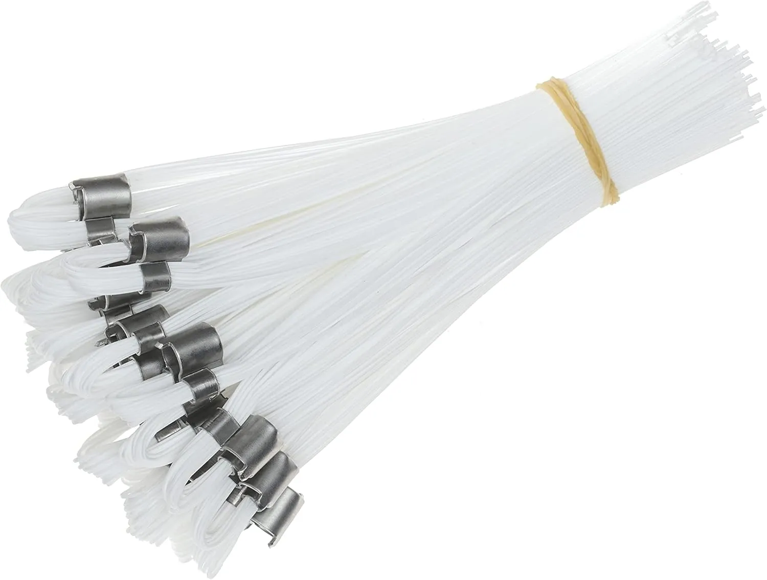 Stake Chaser Ground Marking Whiskers White 6 Inch 25-Count (Flags only, no Nails) for Survey, Landscape Design, Construction Markers, Property Line Markers, Trail Markers