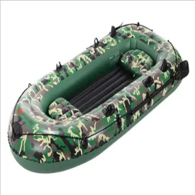 Strong Inflatable Boat Abrasion Resistant Inflatable Kayak Inflatable Rafts Fishing Boat Dinghy Kayak Stable and Pressure Resistant Excellent