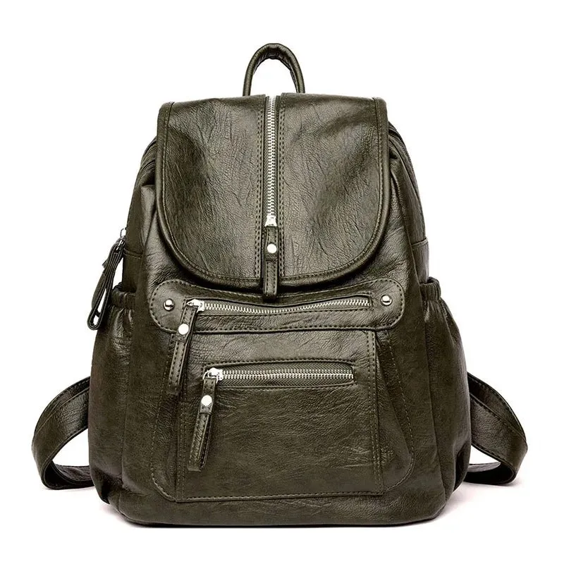 Sylis | Lightweight Leather Backpack