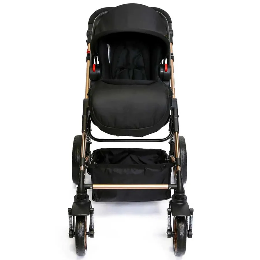 Teknum 3 in 1 Pram stroller   Infant Car Seat (Khaki)