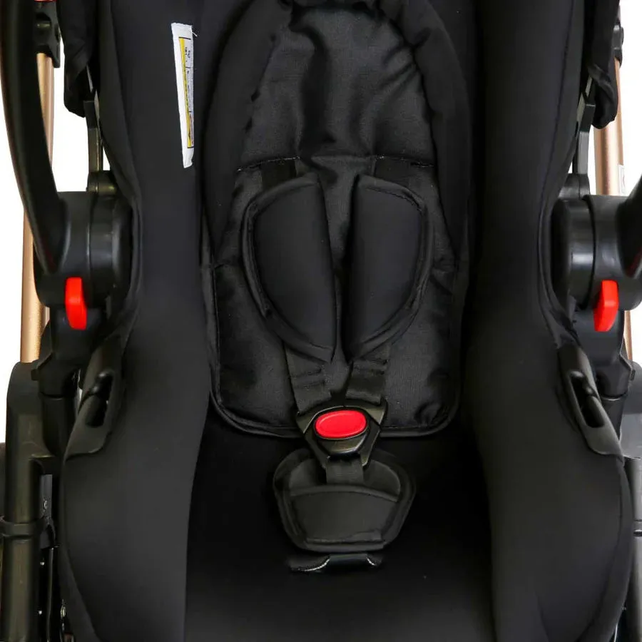Teknum 3 in 1 Pram stroller   Infant Car Seat (Khaki)