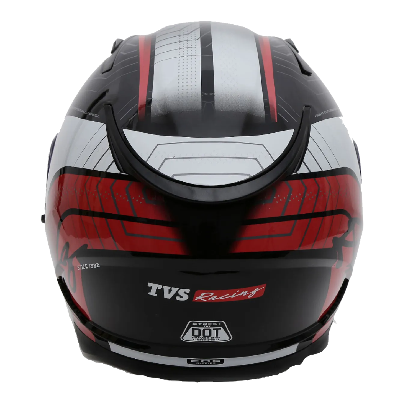 TVS Racing Dual Visor Helmet for Men – Anti-Fog Pin-Lock, Aerodynamic Design & DOT/ISI/ECE Certified – Premium Full Face Helmet For Men