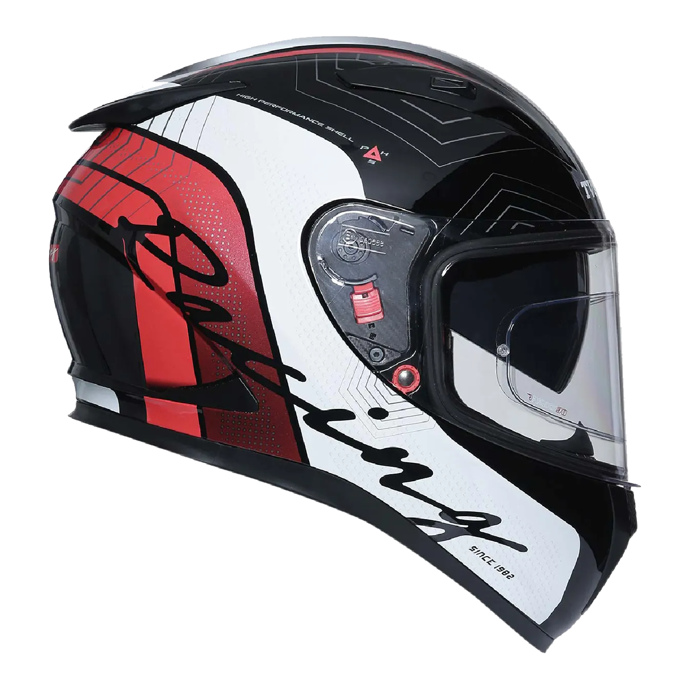 TVS Racing Dual Visor Helmet for Men – Anti-Fog Pin-Lock, Aerodynamic Design & DOT/ISI/ECE Certified – Premium Full Face Helmet For Men