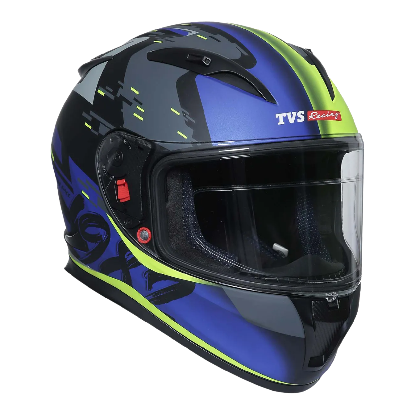 TVS Racing Helmet for Men – Anti-Fog Pin-Lock, Aerodynamic Design & DOT/ISI/ECE Certified – Premium Bike Helmet with Secure Fastening