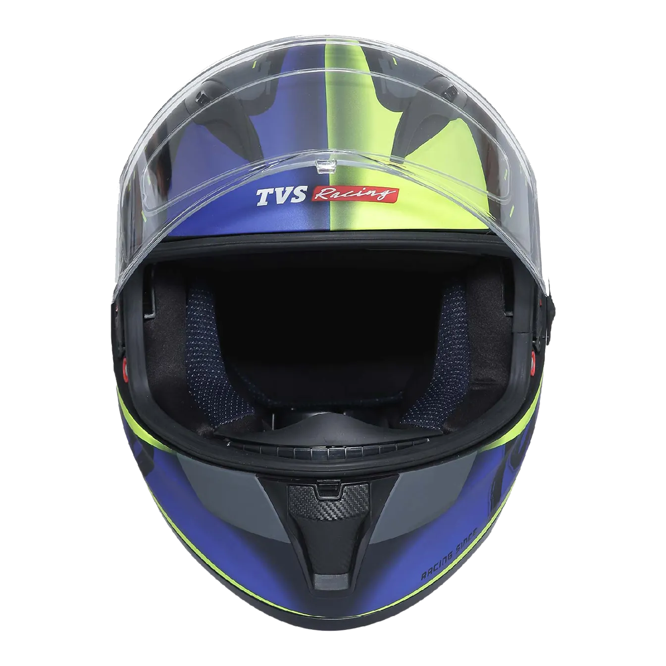 TVS Racing Helmet for Men – Anti-Fog Pin-Lock, Aerodynamic Design & DOT/ISI/ECE Certified – Premium Bike Helmet with Secure Fastening