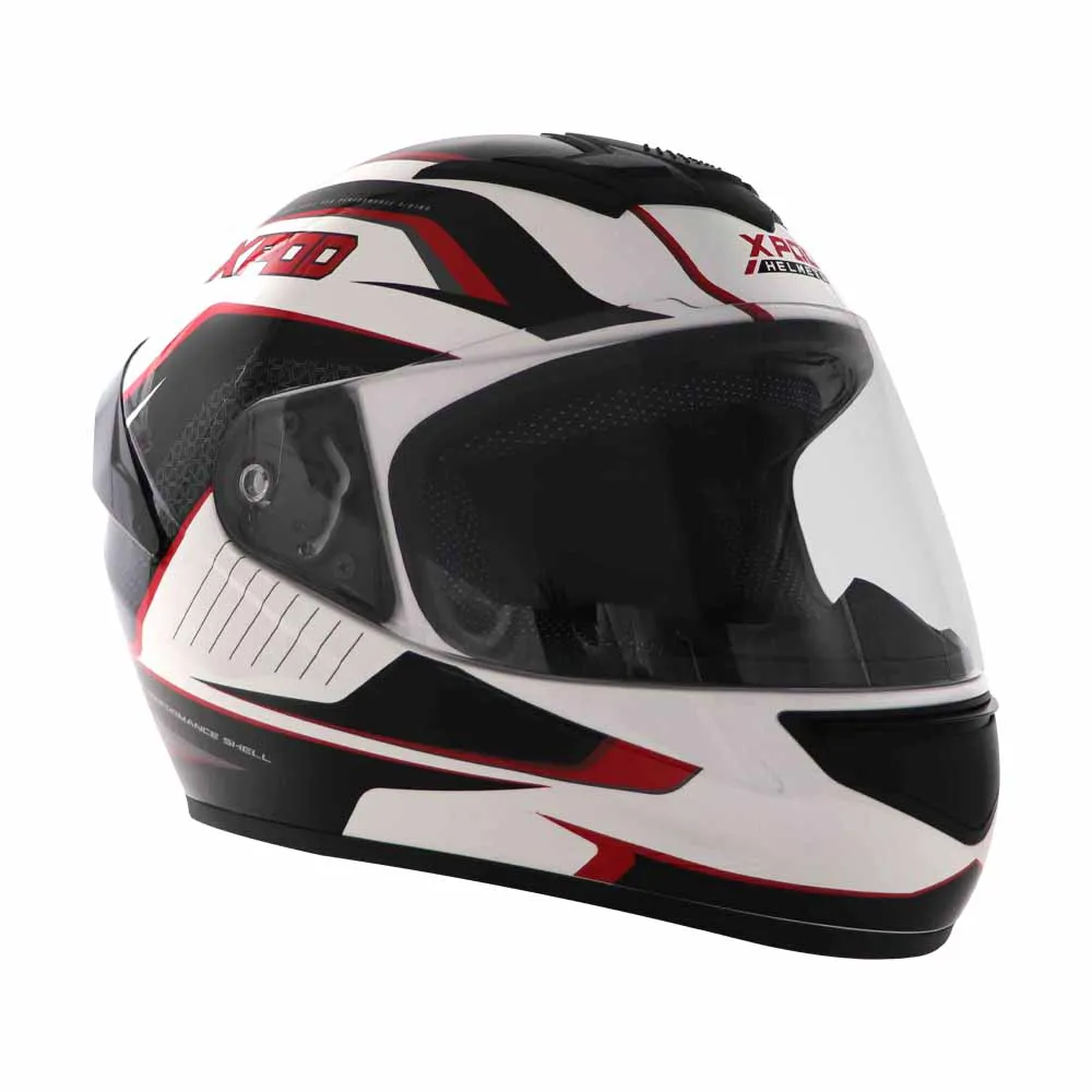 TVS XPOD Aerodynamic Helmet for Men- ISI & DOT Certified, Ultrawide Visor, Quick Release Strap – Premium Bike Helmet with Enhanced Air Circulation