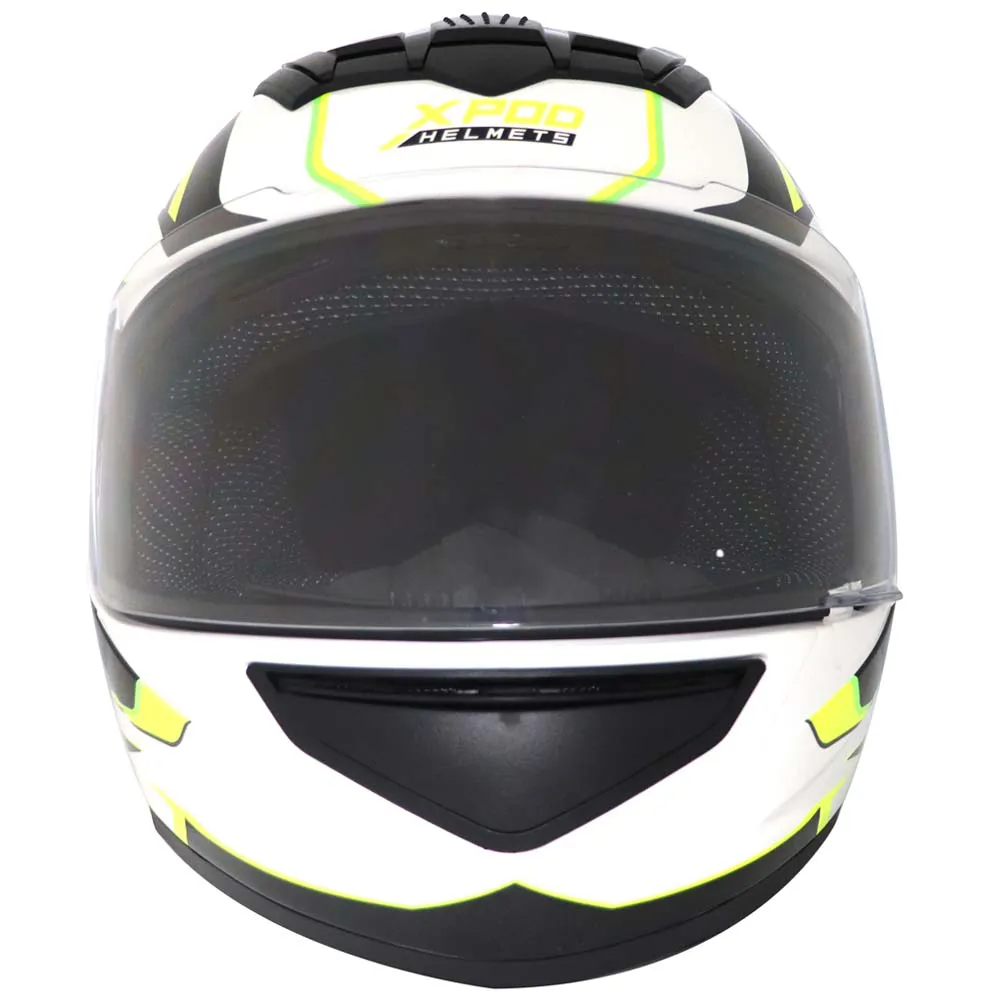 TVS XPOD Aerodynamic Helmet for Men- ISI & DOT Certified, Ultrawide Visor, Quick Release Strap – Premium Bike Helmet with Enhanced Air Circulation