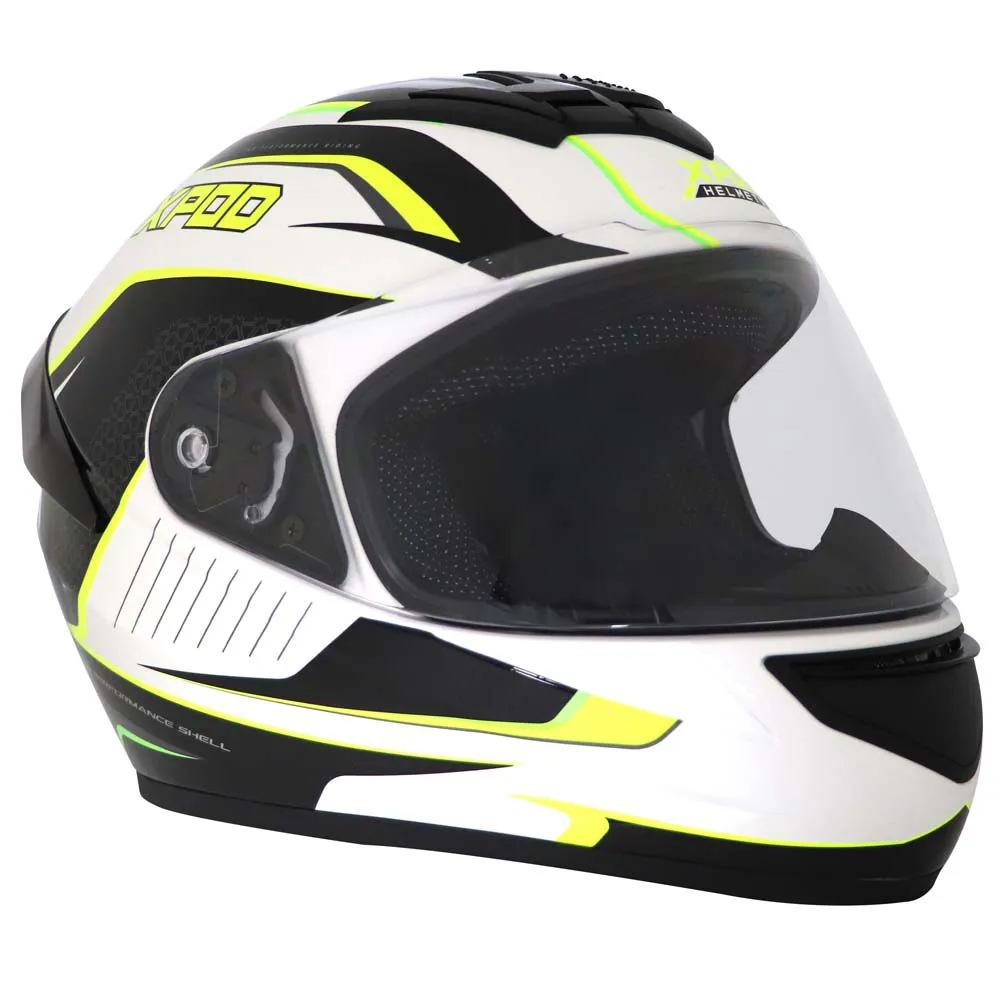 TVS XPOD Aerodynamic Helmet for Men- ISI & DOT Certified, Ultrawide Visor, Quick Release Strap – Premium Bike Helmet with Enhanced Air Circulation