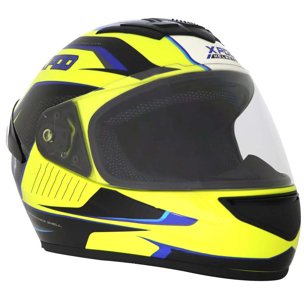 TVS XPOD Aerodynamic Helmet for Men- ISI & DOT Certified, Ultrawide Visor, Quick Release Strap – Premium Bike Helmet with Enhanced Air Circulation