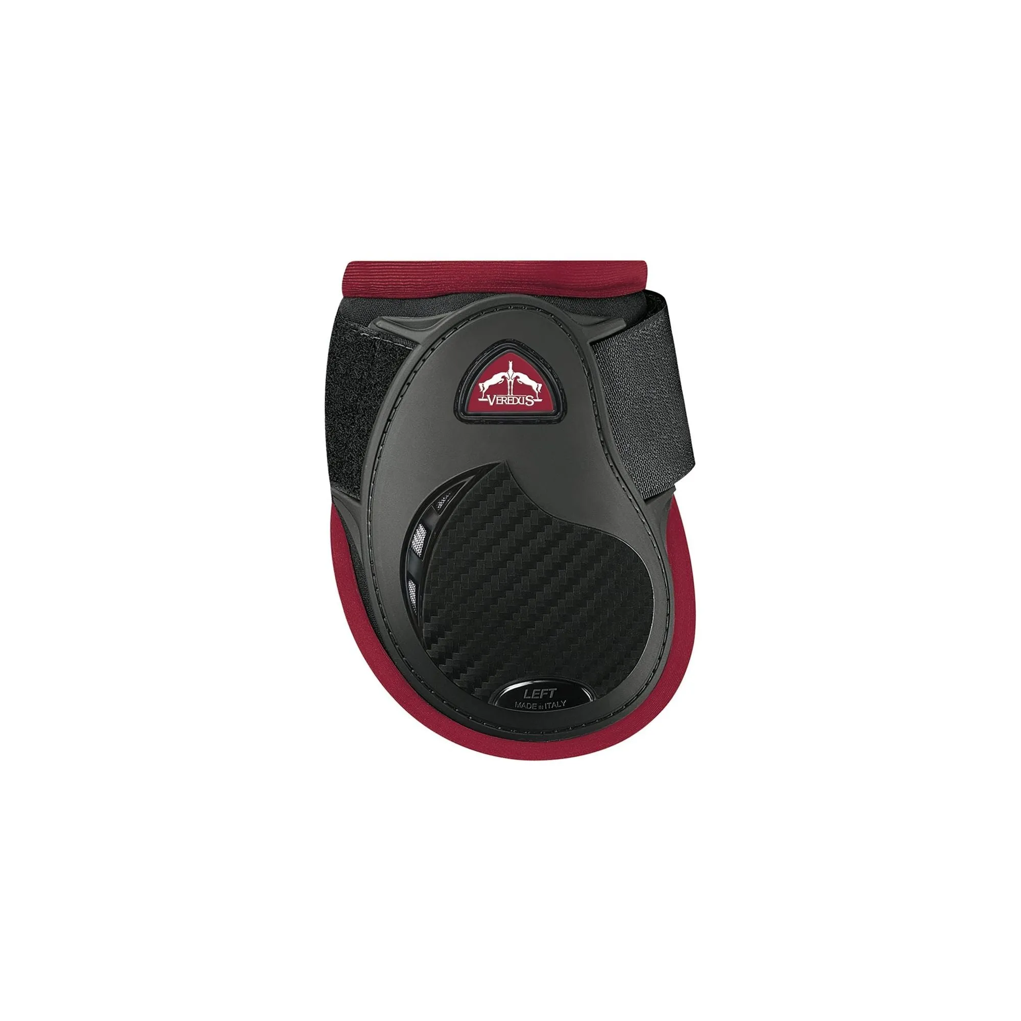 Veredus Young Jump Vento Fetlock Boot - Black/Bordeaux