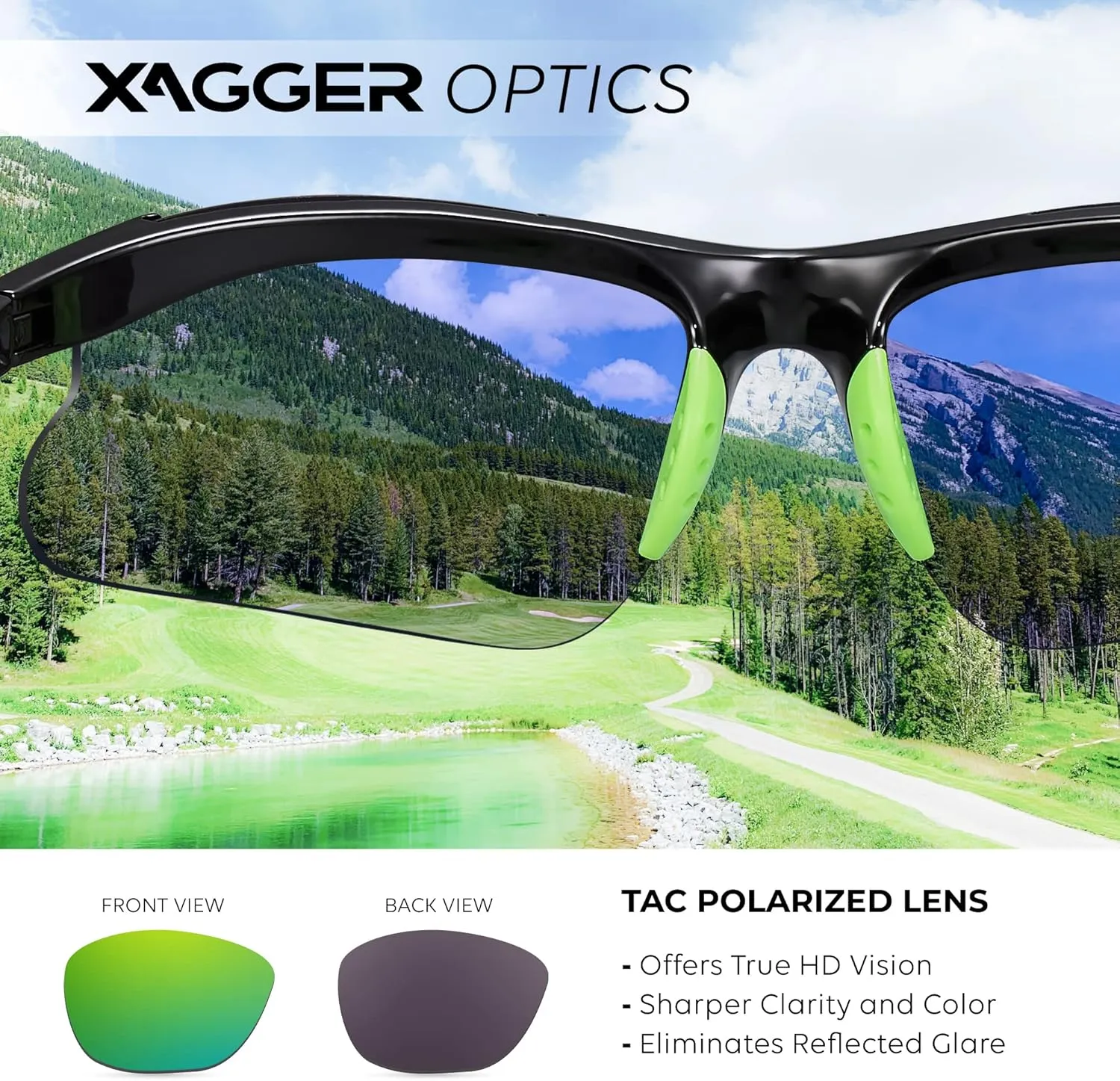 Xagger Kids Youth Polarized Sports Sunglasses for Boys Girls Baseball Softball Glasses TR90 Frame